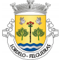 Escudo de ouro, uma vara de negro florida de vermelho e folhada de verde, posta em pala, entre dois ramos de loureiro de verde; em chefe, duas seixas afrontadas de prata, realçadas de vermelho; campanha 
diminuta de três tiras ondadas de azul e prata. Coroa mural de prata de três 
torres. Listel branco, com a legenda a negro: “Lordelo — Felgueiras”.