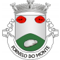 Escudo de prata, com um monte de verde carregado de uma pedra de prata e, acantonadas em chefe, duas pedras de vermelho. Coroa mural de prata de três torres. Listel branco, com a legenda a negro: “FORNELO do MONTE”.